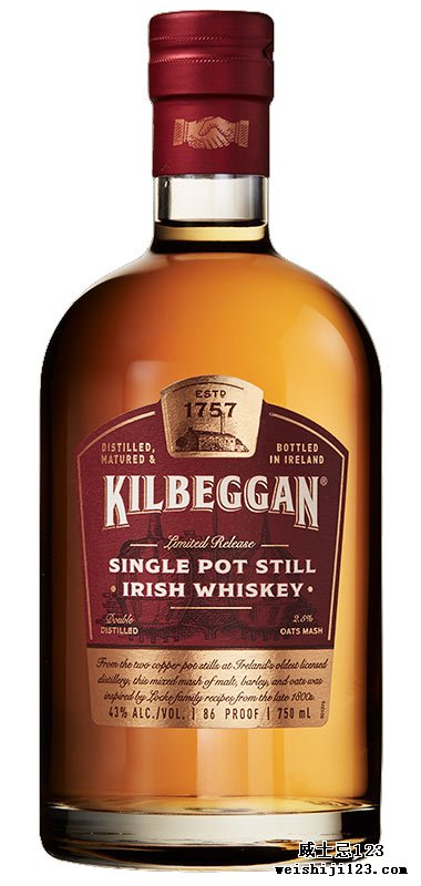 #8 • Kilbeggan Single Pot Still #8 • 基尔伯根单一壶式蒸馏  2020年威士忌倡导家排名第8名 Whisky of the Year 2020
