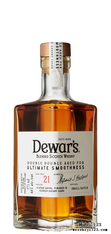 #2 • Dewar’s 21 year old Double Double #2 • 杜瓦21年四段陈酿威士忌  2019年威士忌倡导家排名第2名 Whisky of the Year 2019