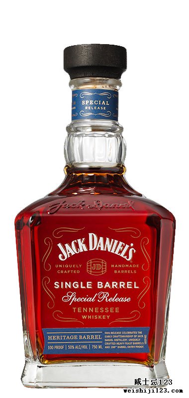 #3 • Jack Daniel’s Single Barrel Heritage Barrel #3 • 杰克·丹尼尔单桶传承威士忌  2018年威士忌倡导家排名第3名 Whisky of the Year 2018