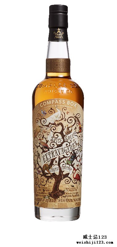 #7 • Compass Box Spice Tree Extravaganza #7 • 指南针香料树盛会威士忌  2017年威士忌倡导家排名第7名 Whisky of the Year 2017