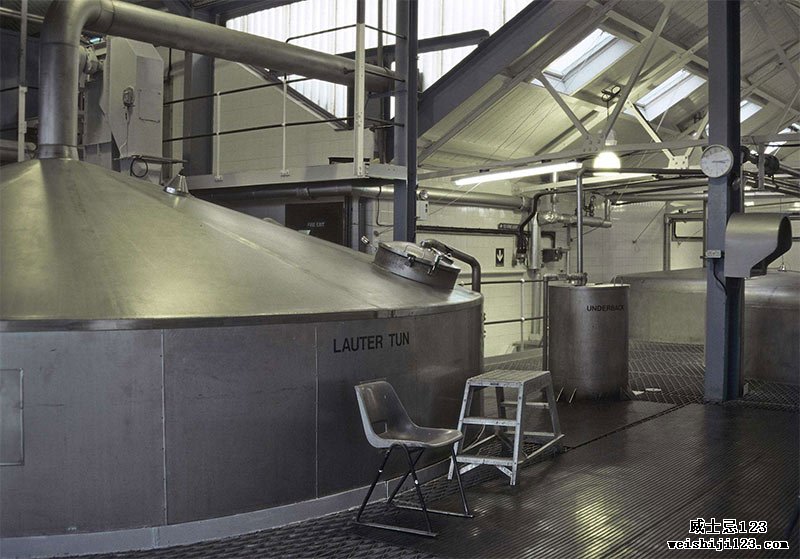 Laphroaig酿酒厂的现代Lauter tun