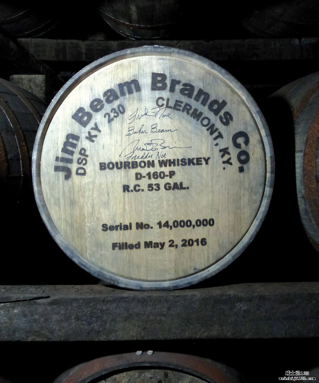 吉姆·比姆（Jim Beam）酒桶