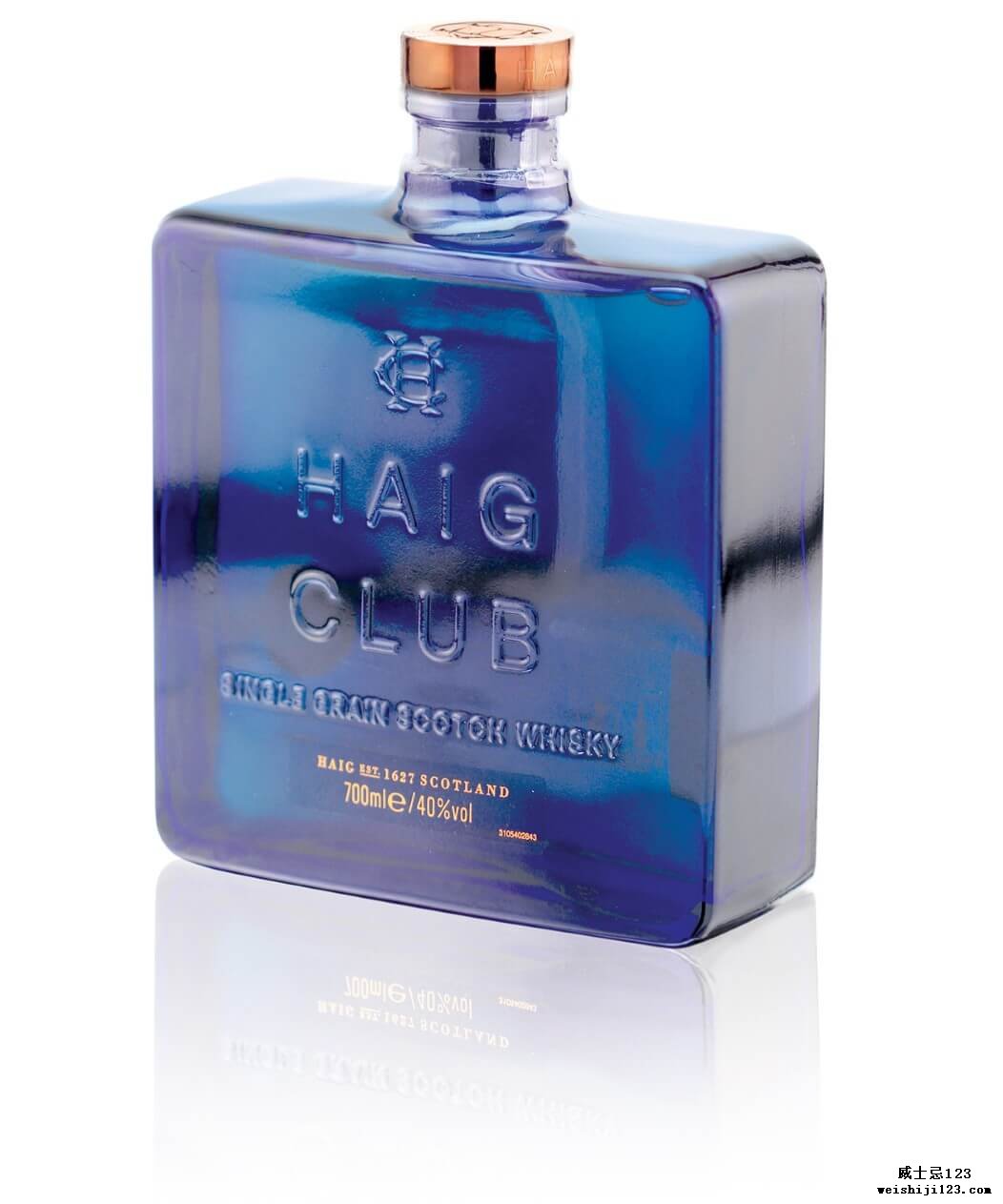 独特的Haig Club酒瓶