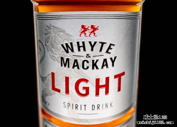 Whyte＆Mackay Light Spirit，21.5％abv