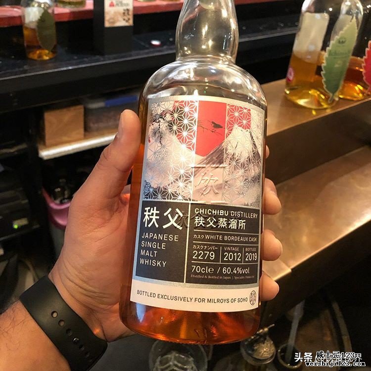 秩父(Chichibu)推出伦敦Milroy's of Soho定制单桶威士忌