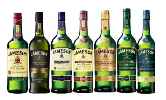 著名爱尔兰威士忌——尊美醇(Jameson)