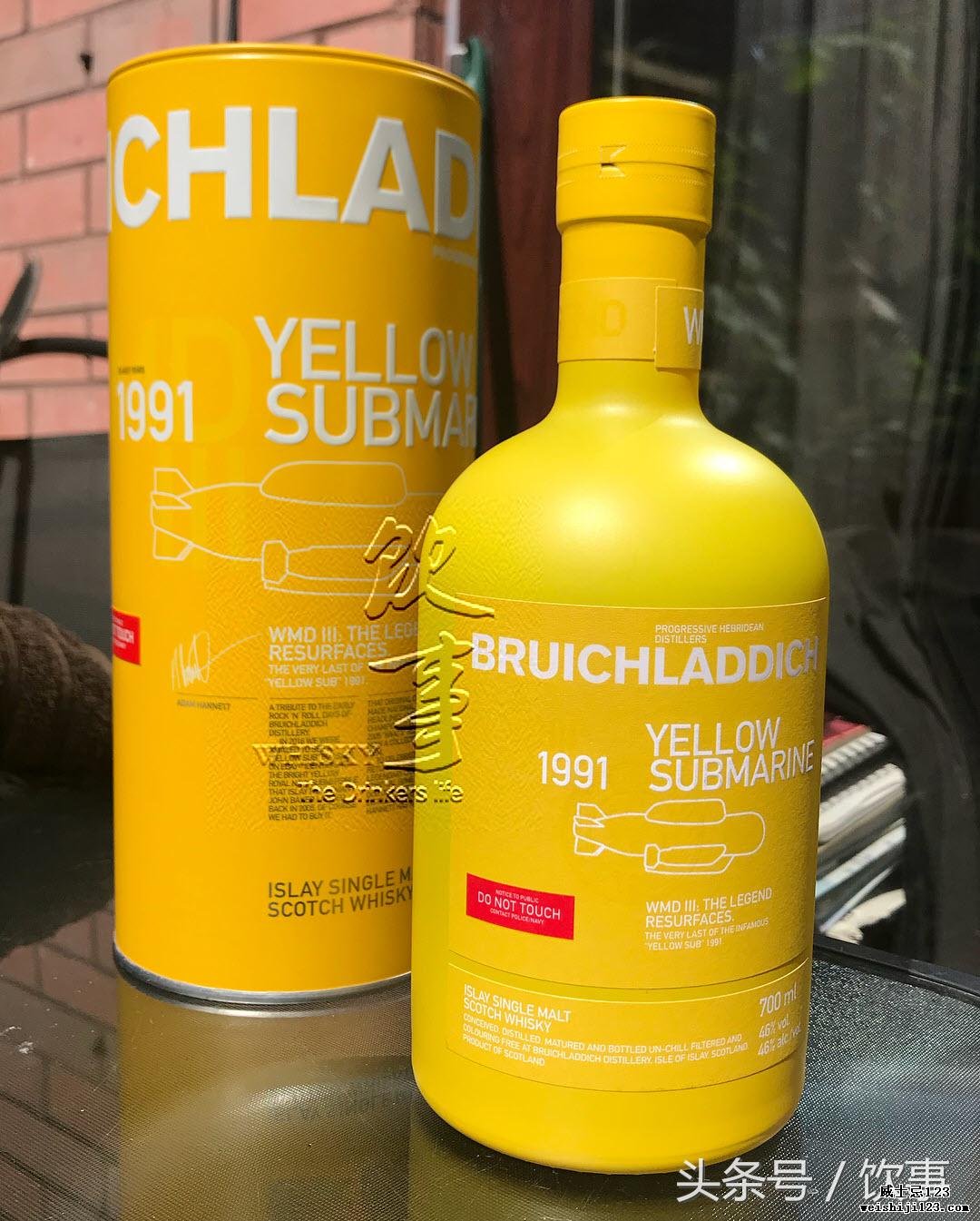 布赫拉迪(Bruichladdich)黄色潜水艇实物图来了！