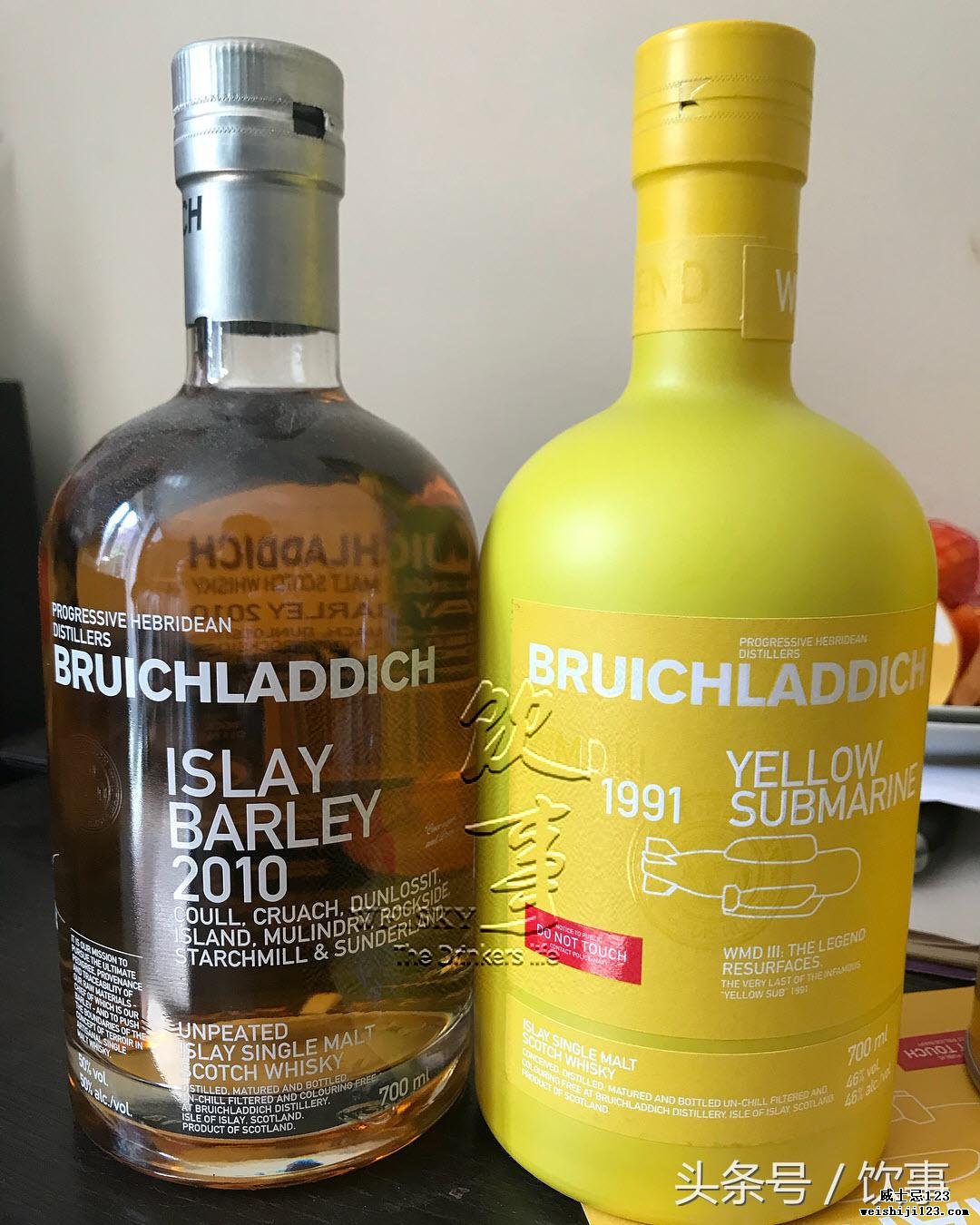 布赫拉迪(Bruichladdich)黄色潜水艇实物图来了！