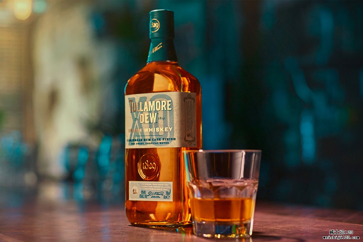 爱尔兰威士忌：Tullamore DEW XO加勒比朗姆酒