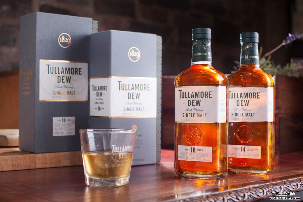 爱尔兰单一麦芽威士忌：Tullamore DEW威士忌