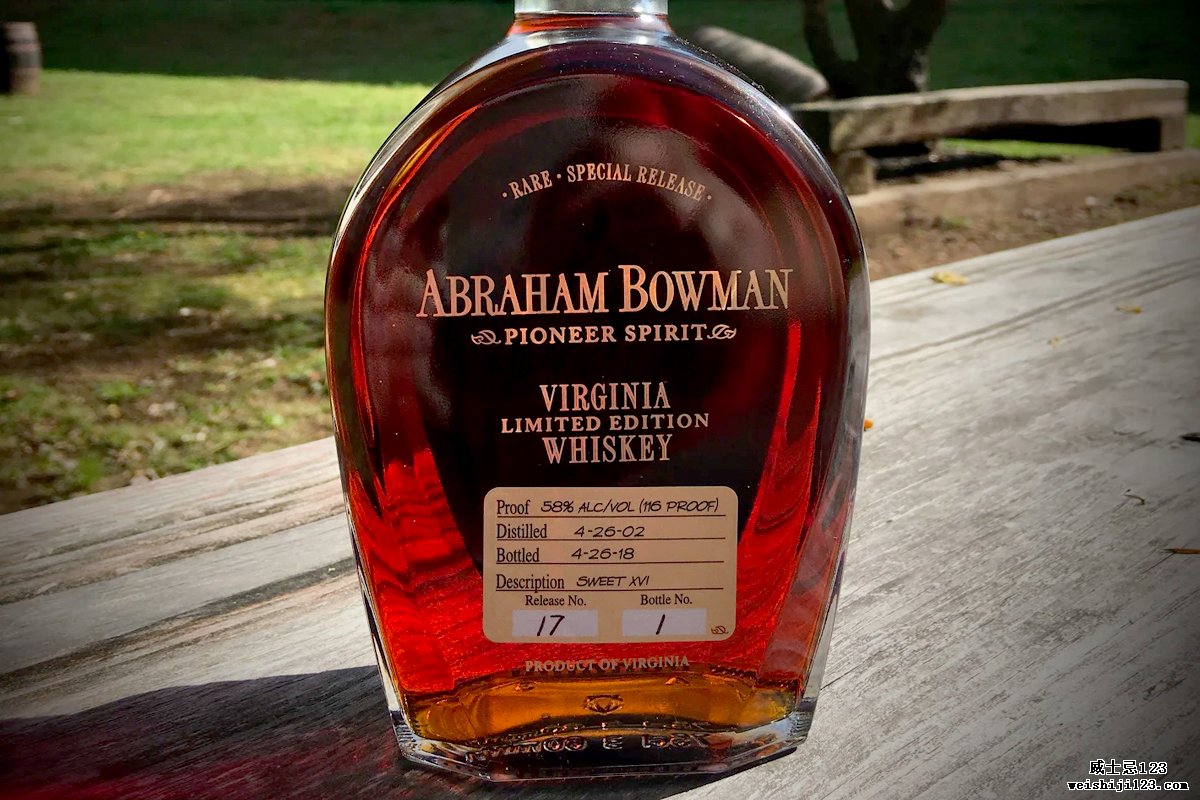 亚伯拉罕·鲍曼（Abraham Bowman）Sweet XVI Bourbon