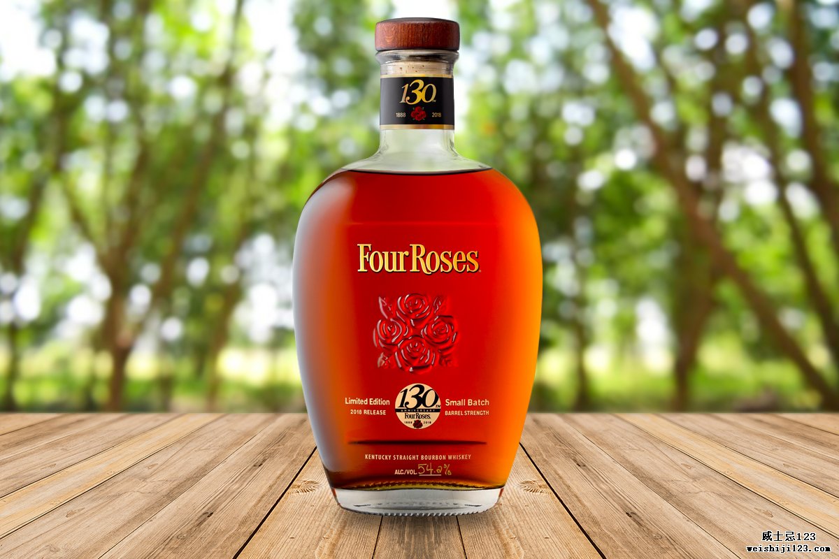 四朵玫瑰130周年限量版小波本威士忌
