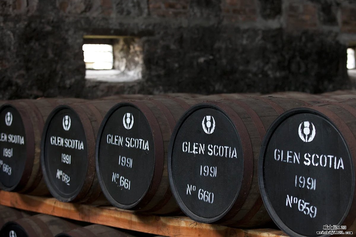 坎贝尔敦威士忌酒：Glen Scotia仓库