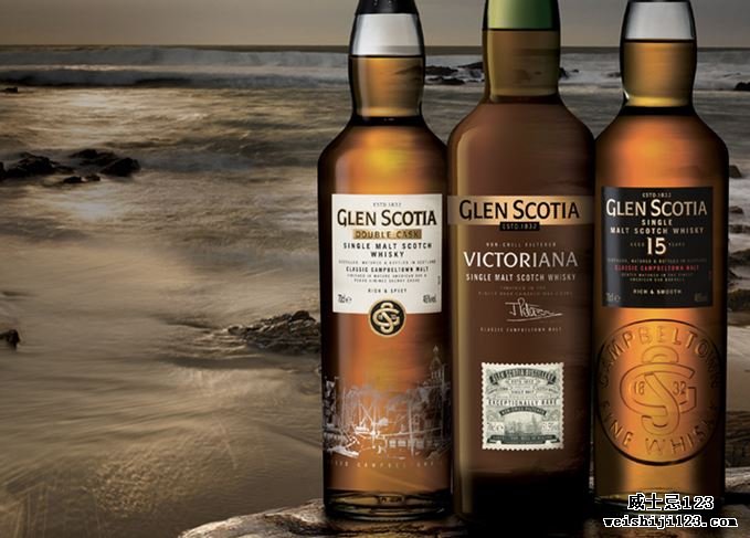 Glen Scotia双层酒桶Glen Scotia 15Year Old和Glen Scotia Victoriana