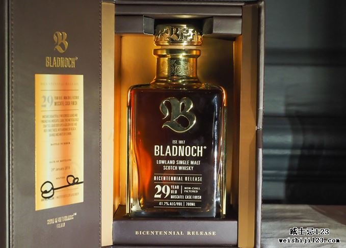 一瓶Bladnoch百年纪念发布