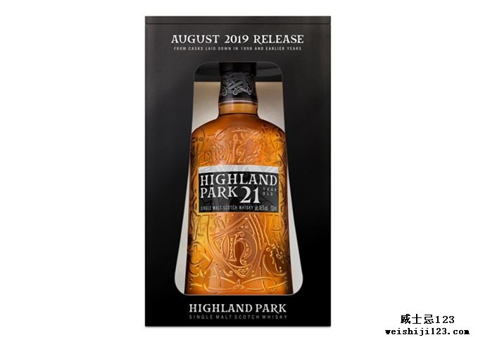 Highland Park 21Year Old，2019年8月发行