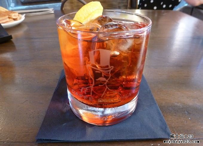 Negroni在CafféGiacosa