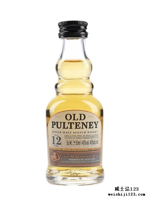 Old Pulteney 12 Year Old Miniature