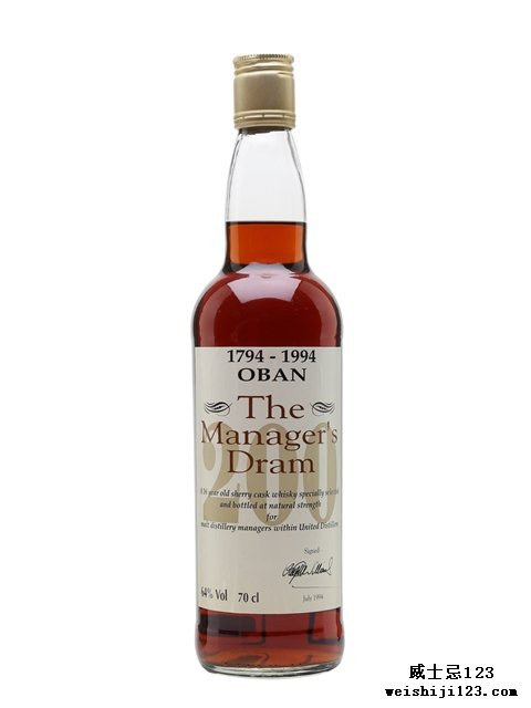  Oban Bicentenary16 Year Old Sherry Cask