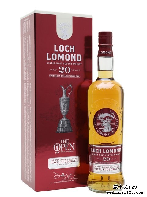  Loch Lomond 20 Year OldRoyal St George's Open Course Collection