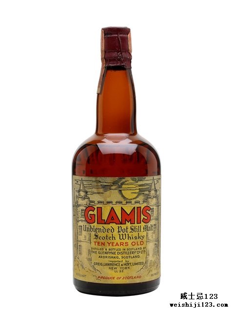  Glamis 10 Year OldGlenfyne Distillery Bot.1930s