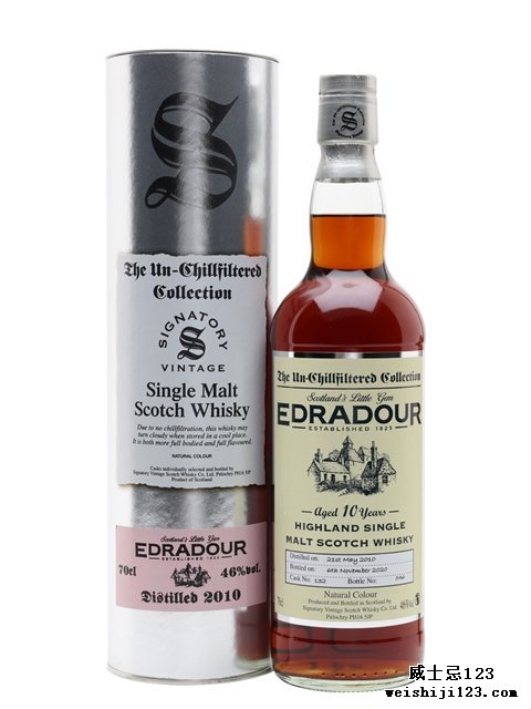  Edradour 201010 Year Old Sherry Cask Signatory