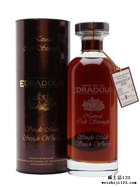  Edradour 200812 Year Old Natural Cask Strength