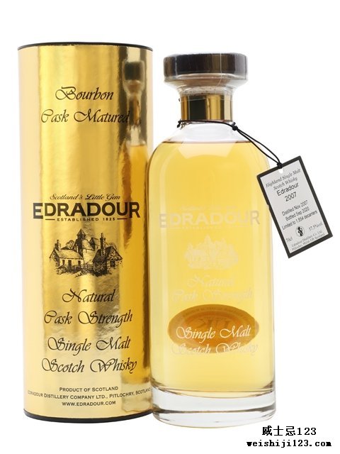  Edradour 200712 Year Old Natural Cask Strength