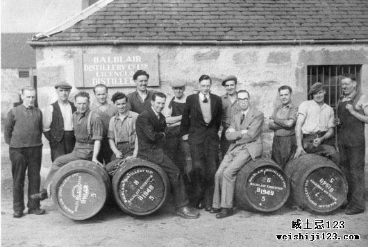 巴尔布莱尔威士忌酒厂团队