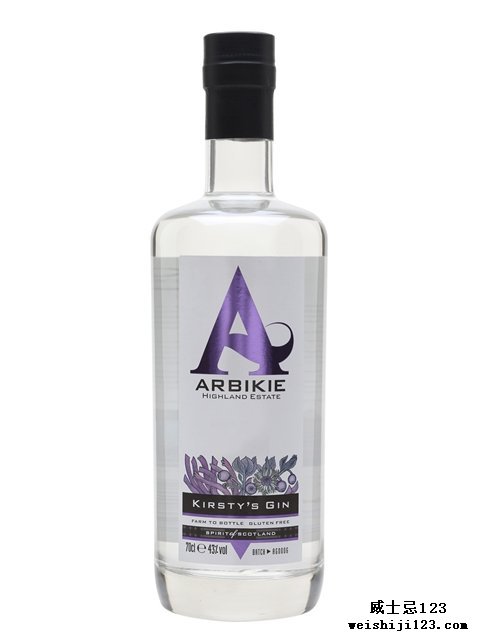 Arbikie Kirsty's Gin 70cl