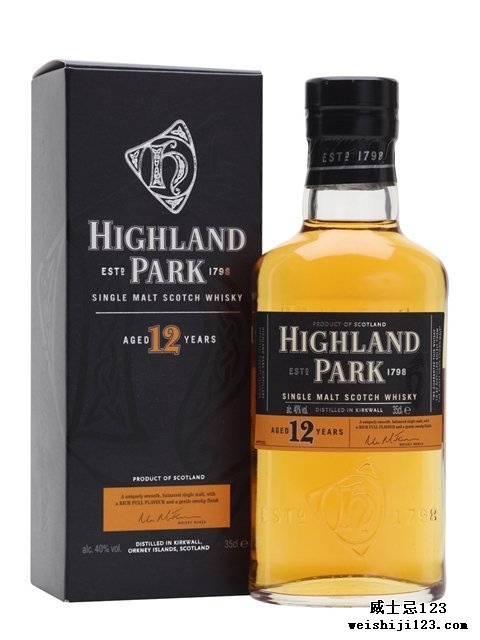  Highland Park 12 Year OldHalf Bottle
