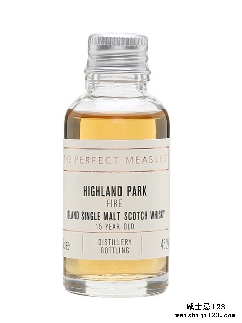Highland Park Fire 15 Year Old Sample