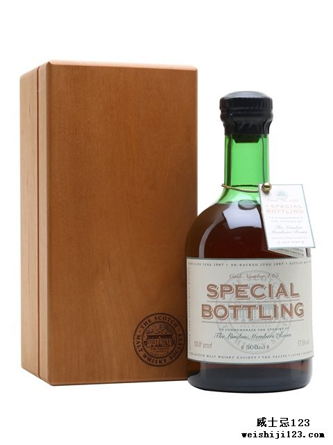  SMWS 4.65 (Highland Park)1987 11 Year Old London Members Room