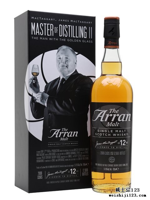  Arran 12 Year OldThe Man with the Golden Glass