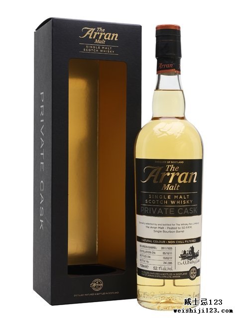  Arran 20115 Year Old Peated Whisky Agency