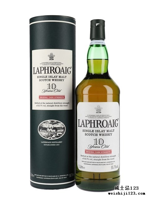  Laphroaig 10 Year OldCask Strength 1 Litre