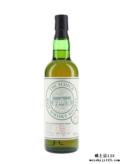  SMWS 23.33 (Bruichladdich)1970 29 Years Old