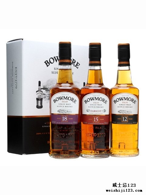  Bowmore Classic Collection3x20cl
