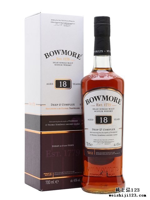  Bowmore 18 Year OldDeep and Complex