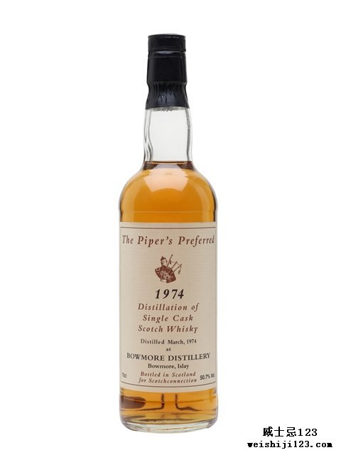 Bowmore 1974The Piper's Preferred Scotchconnection