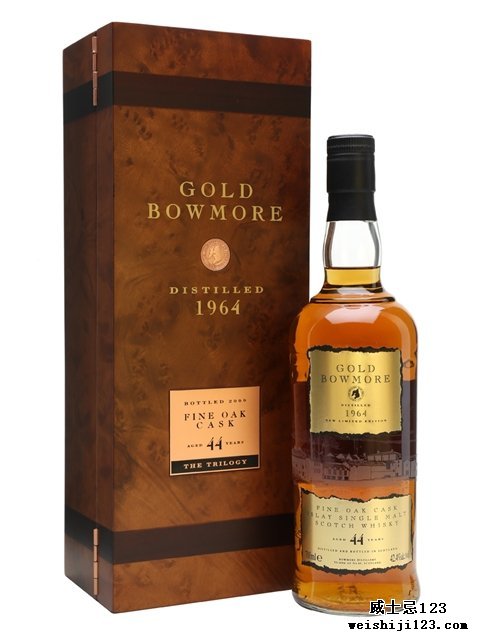  Gold Bowmore 196444 Year Old The Trilogy