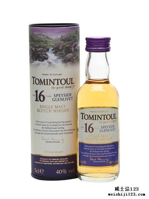 Tomintoul 16 Year Old Miniature