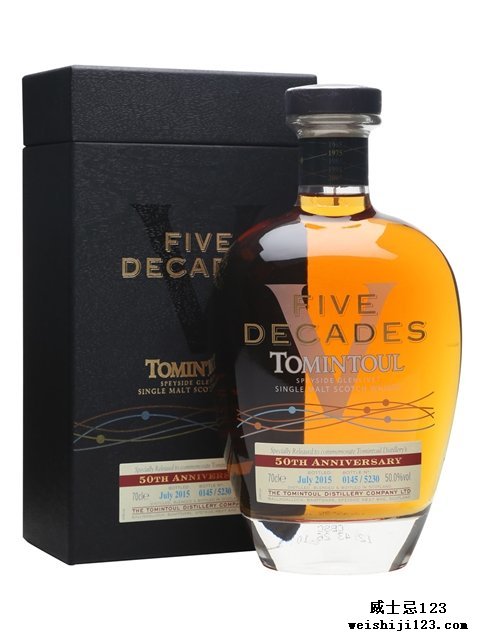  Tomintoul Five DecadesBot.2015 50th Anniversary