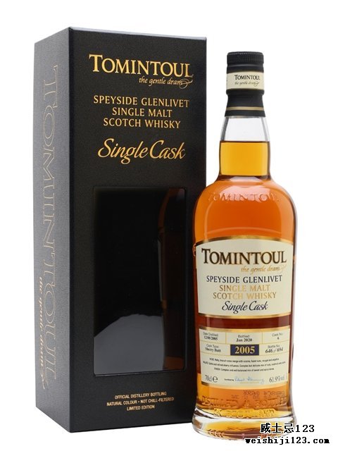  Tomintoul 200514 Year Old Sherry Cask