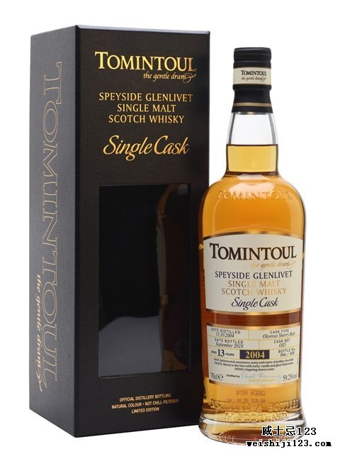  Tomintoul 200413 Year Old Sherry Cask