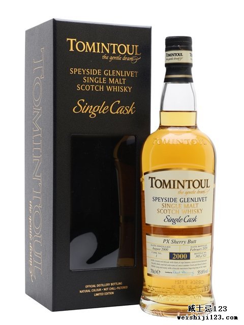  Tomintoul 200019 Year Old Sherry Cask