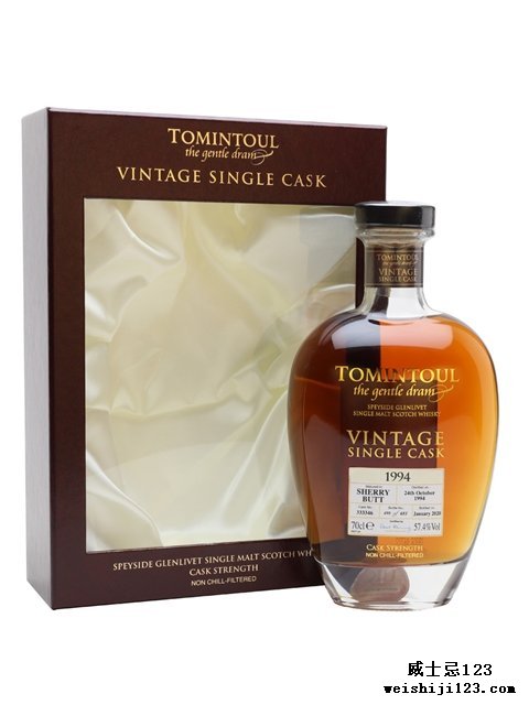  Tomintoul 199425 Year Old Sherry Cask