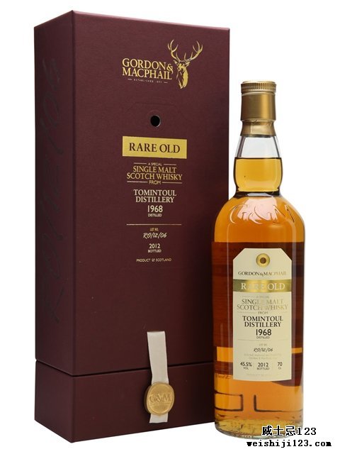  Tomintoul 196843 Year Old Rare Old Gordon & MacPhail