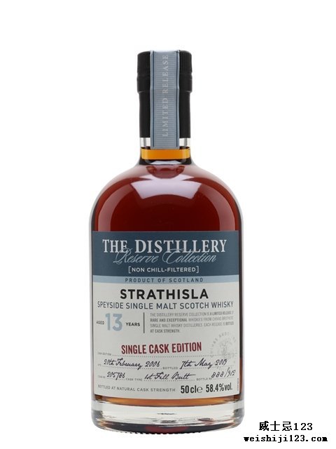  Strathisla 200613 Year Old Sherry Cask Distillery Edition
