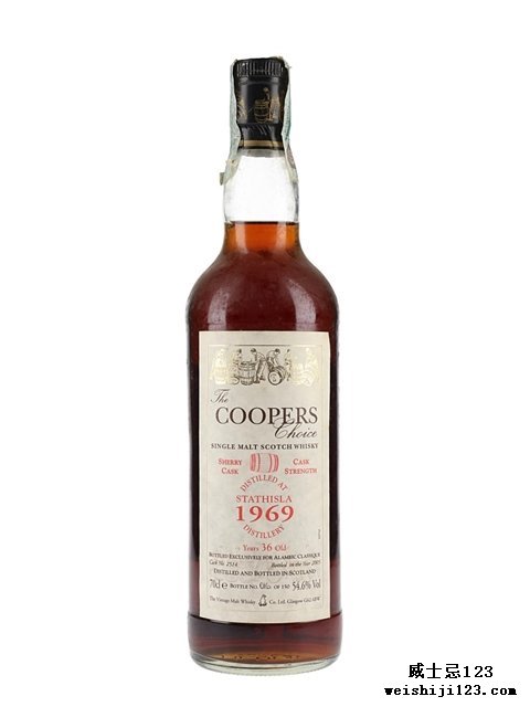 Strathisla 196936 Year Old Sherry Cask The Cooper's Choice